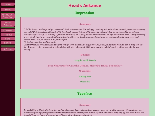 series/agency/askance screenshot