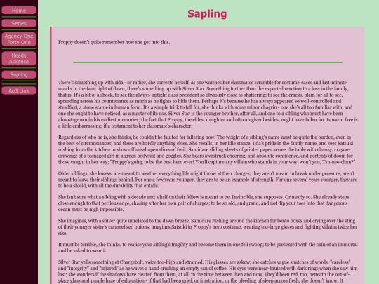 series/agency/askance/sapling screenshot