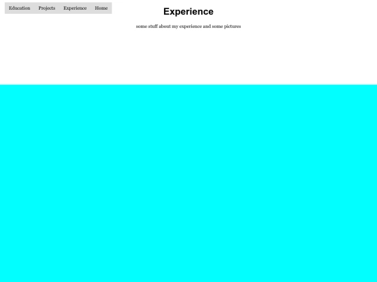 Experience screenshot
