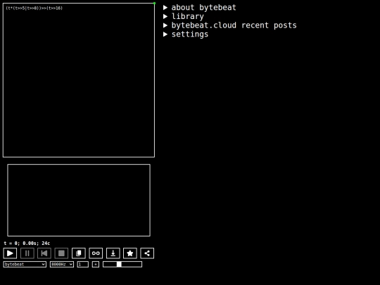 bytebeat screenshot
