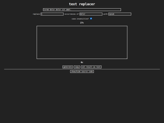 text/replacer screenshot