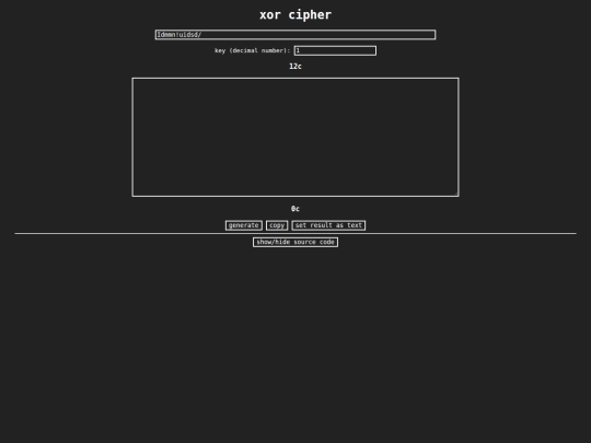 text/xor_cipher screenshot