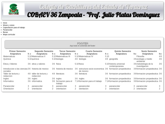 mapa corricular screenshot