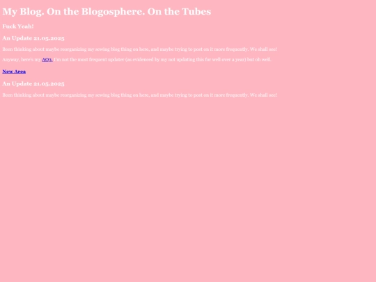 blog screenshot