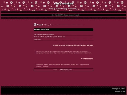 projects screenshot