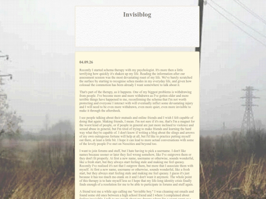 blog screenshot