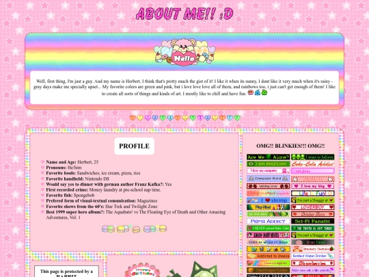 aboutme screenshot