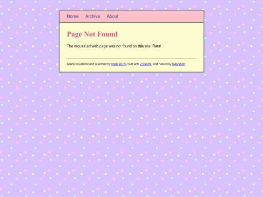 blog/not_found screenshot