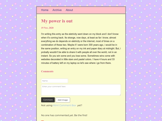 blog/posts/2020-11-19-My-power-is-out screenshot