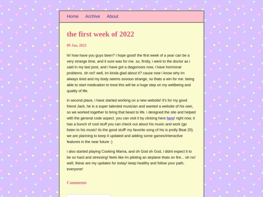 blog/posts/2022-01-09-the-first-week-of-2022 screenshot