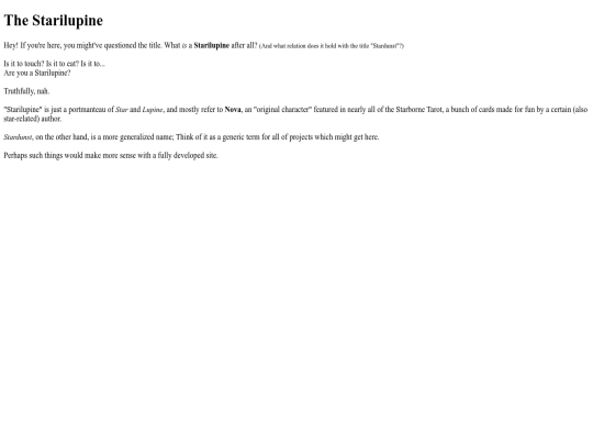 starilupine screenshot