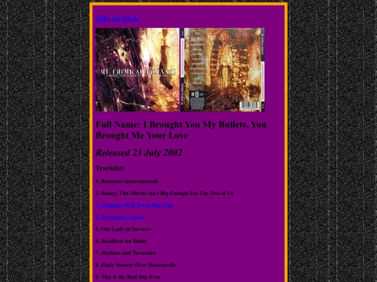 bullets screenshot