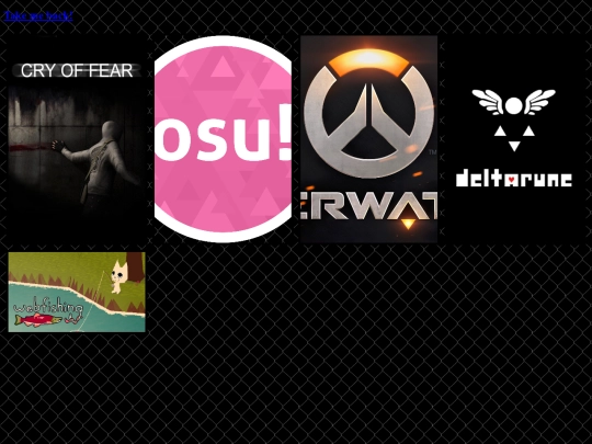 games screenshot