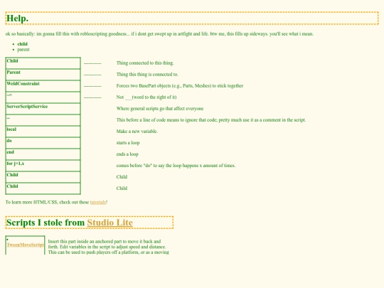 lua help/luahelp screenshot
