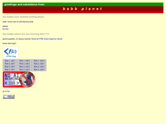 training screenshot