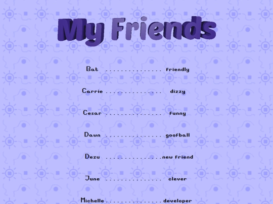 friends screenshot