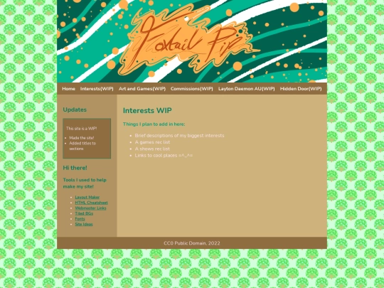 interests screenshot