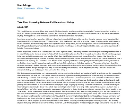 words/takefive screenshot