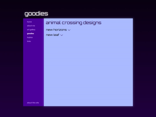 goodies screenshot