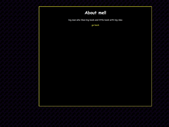 Aboutme screenshot