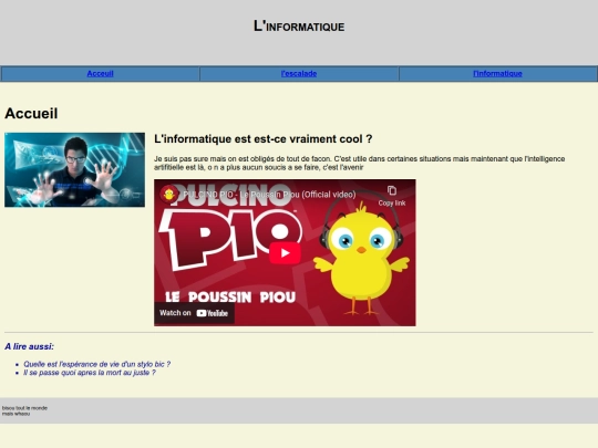 Les cours d'infos screenshot