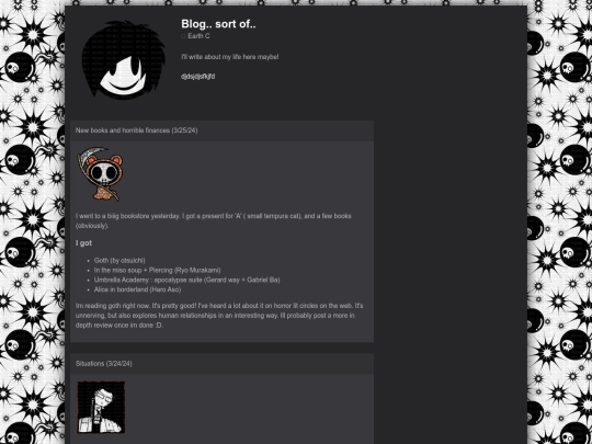 blog screenshot