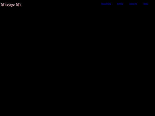 message screenshot