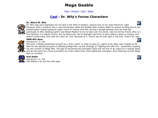 mgeable/cast-wily screenshot