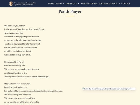 StCath-v2/about/parish-prayer screenshot