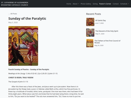 StCatherineofAlexandriaByzantineCatholicChurch/sunday-of-the-paralytic screenshot