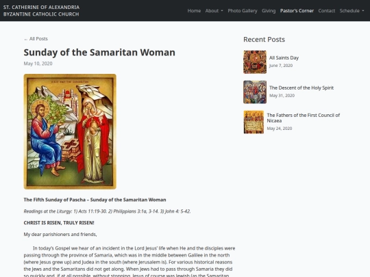 StCatherineofAlexandriaByzantineCatholicChurch/sunday-of-the-samaritan-woman screenshot