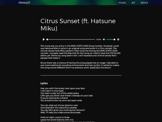 citrus-sunset screenshot