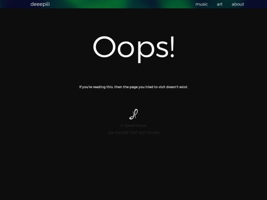 not_found screenshot
