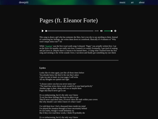 pages screenshot