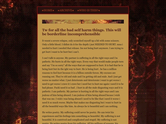 posts/2025-11-10-i-just-relapsed-and-have-nobody-to-talk-to screenshot