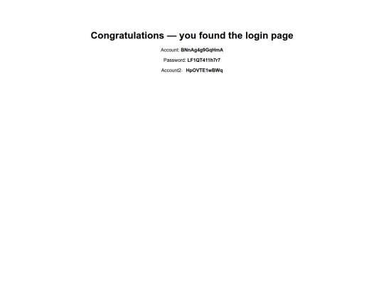 login screenshot