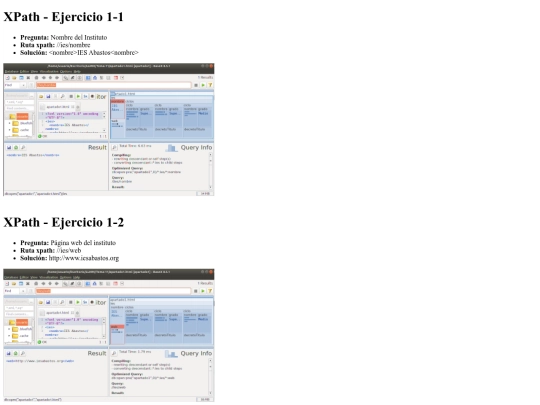 Tema-11/ejer1/apartado1/ejercicio1xpath screenshot