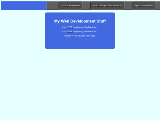 webDevelopment screenshot