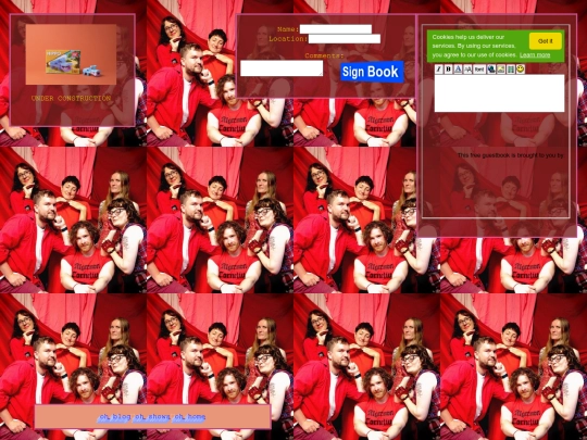 guestbook screenshot