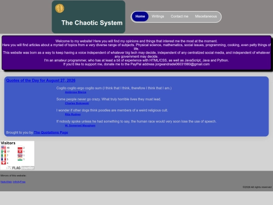 index screenshot