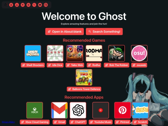 Ghost screenshot