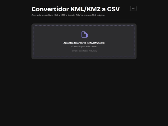 KMLtoCSV screenshot