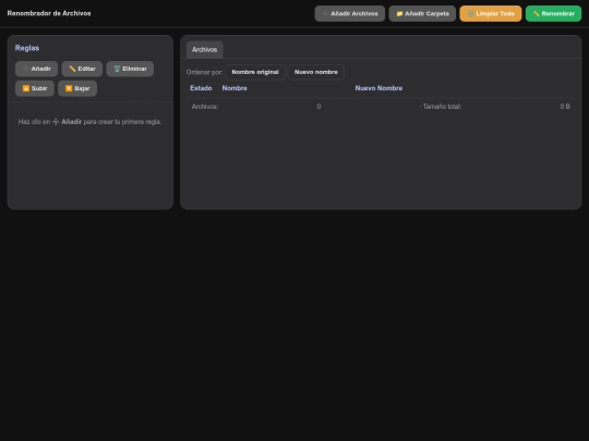 Renombrador screenshot