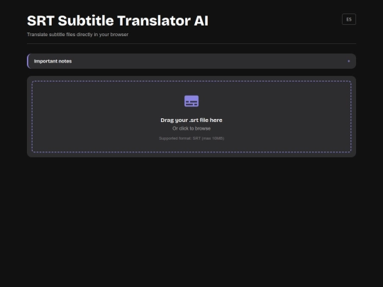 TradSubIA screenshot