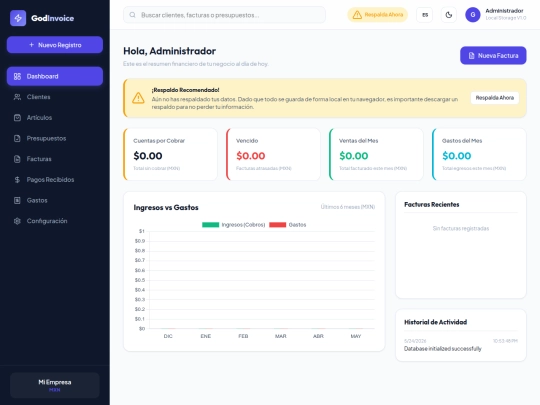 godinvoice screenshot