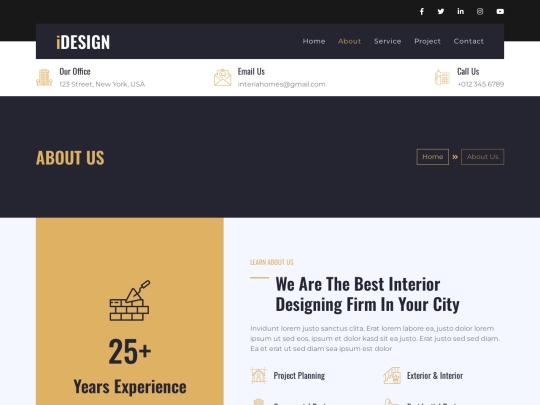 interia-homes/about screenshot