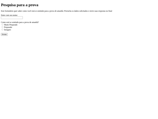 formulario/formularioTeste screenshot