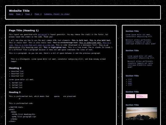 index screenshot