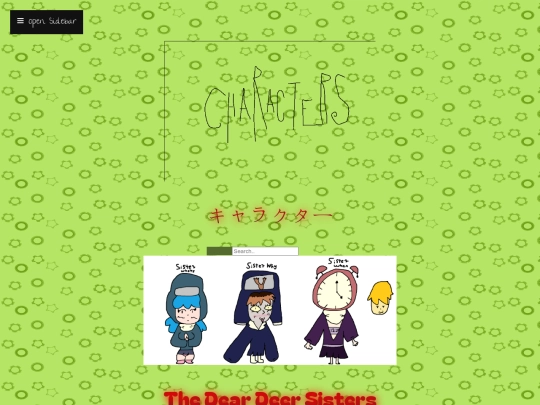 Characters screenshot