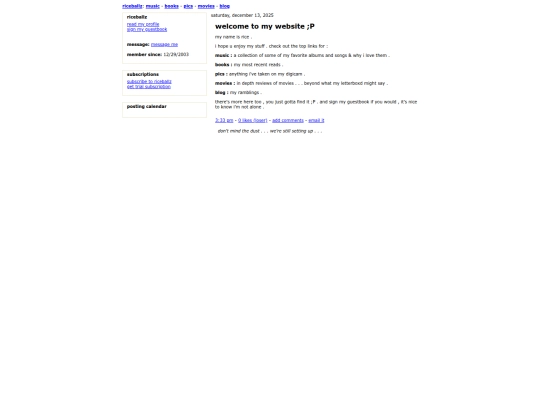index screenshot